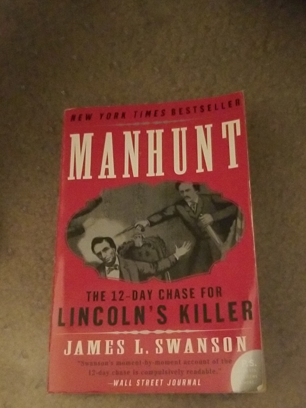 Manhunt by James L. Swanson - Red Paperback